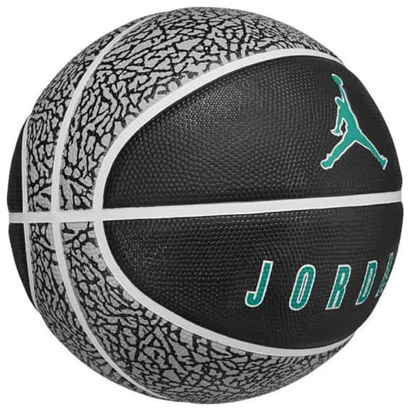 Мяч баскетбольный JORDAN PLAYGROUND 2.0 8P DEFLATED Nike J.100.8255.016.07 серо-черный № 7