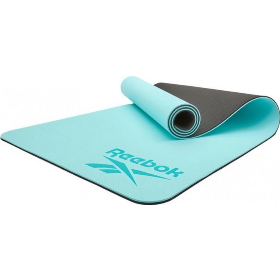 Двосторонній килимок для йоги Double Sided Yoga Mat Reebok RAYG-11042BL