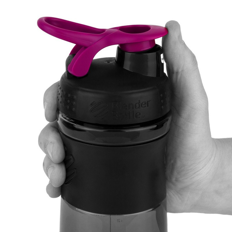 Шейкер спортивний (пляшка) SportMixer Flip BlenderBottle SM 28oz Black/Pink 820 мл, Black/Pink