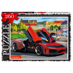 Пазл классический "Спорткар" Danko Toys С260-14-15, 260 элементов
