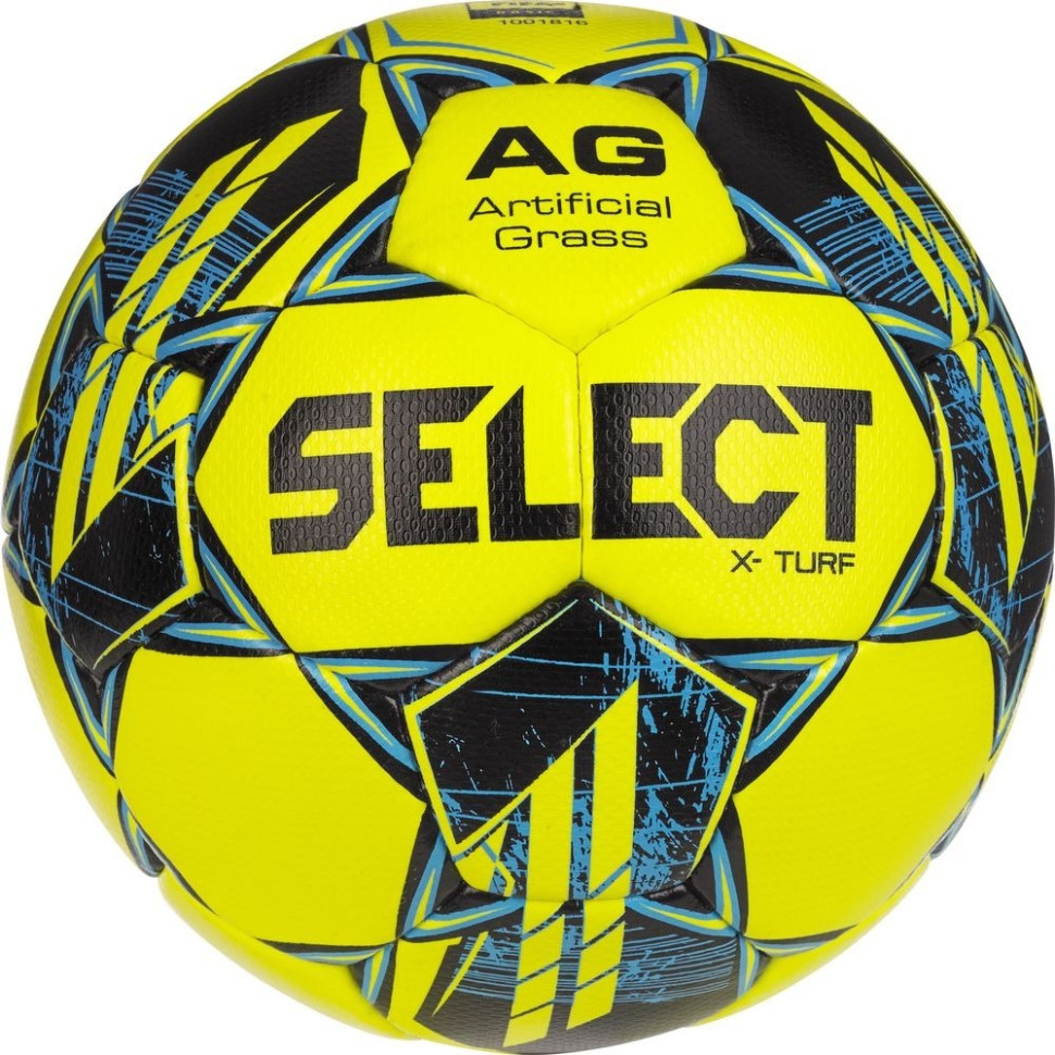 М'яч футбольний X-TURF v23 Select 086417-021 жовто-синій № 5