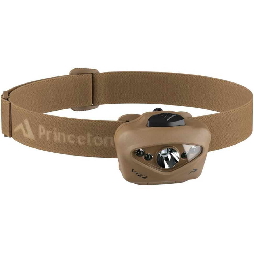 Фонарь налобный Vizz RGB Princeton Tec VIZZ23-RGB-TN 550 Lumens, tan