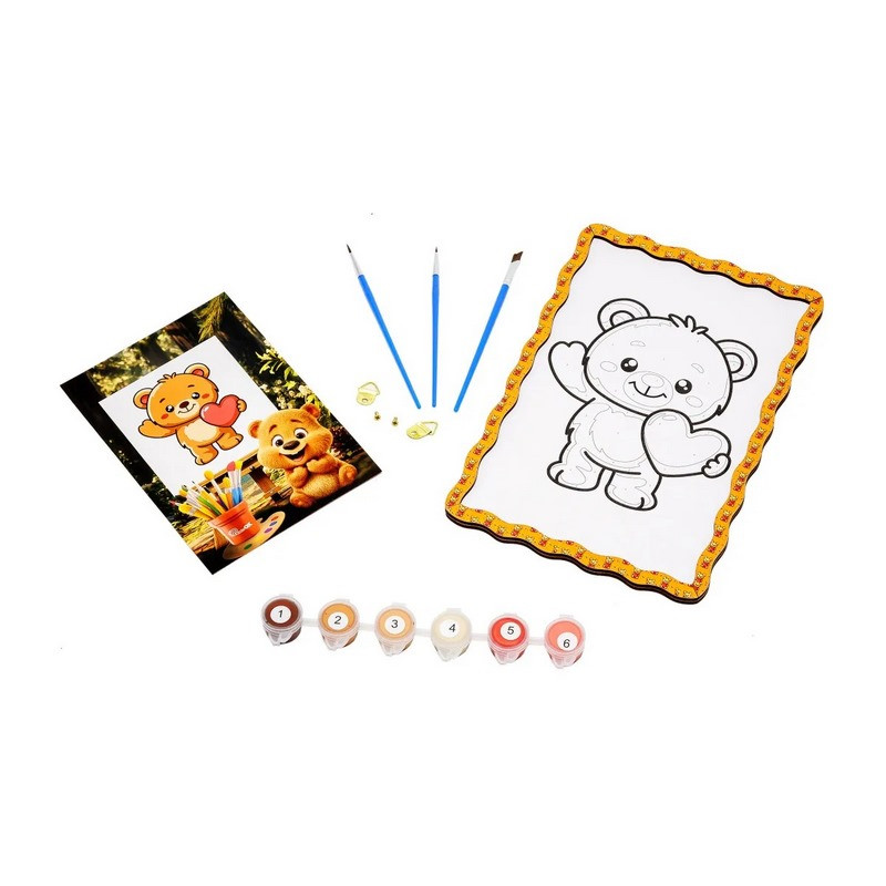 Детский набор для росписи по дереву 