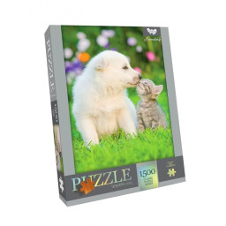 Пазл классический "Любовь" Danko Toys C1500-04-03, 1500 элементов