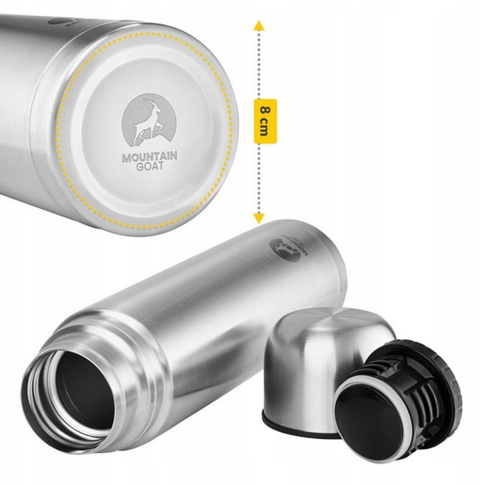 Термос туристический Mountain Goat P-5907739315755 Silver 1 л