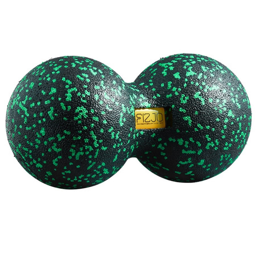 Масажний м'яч подвійний EPP DuoBall 12 4FIZJO 4FJ1325 Black/Green