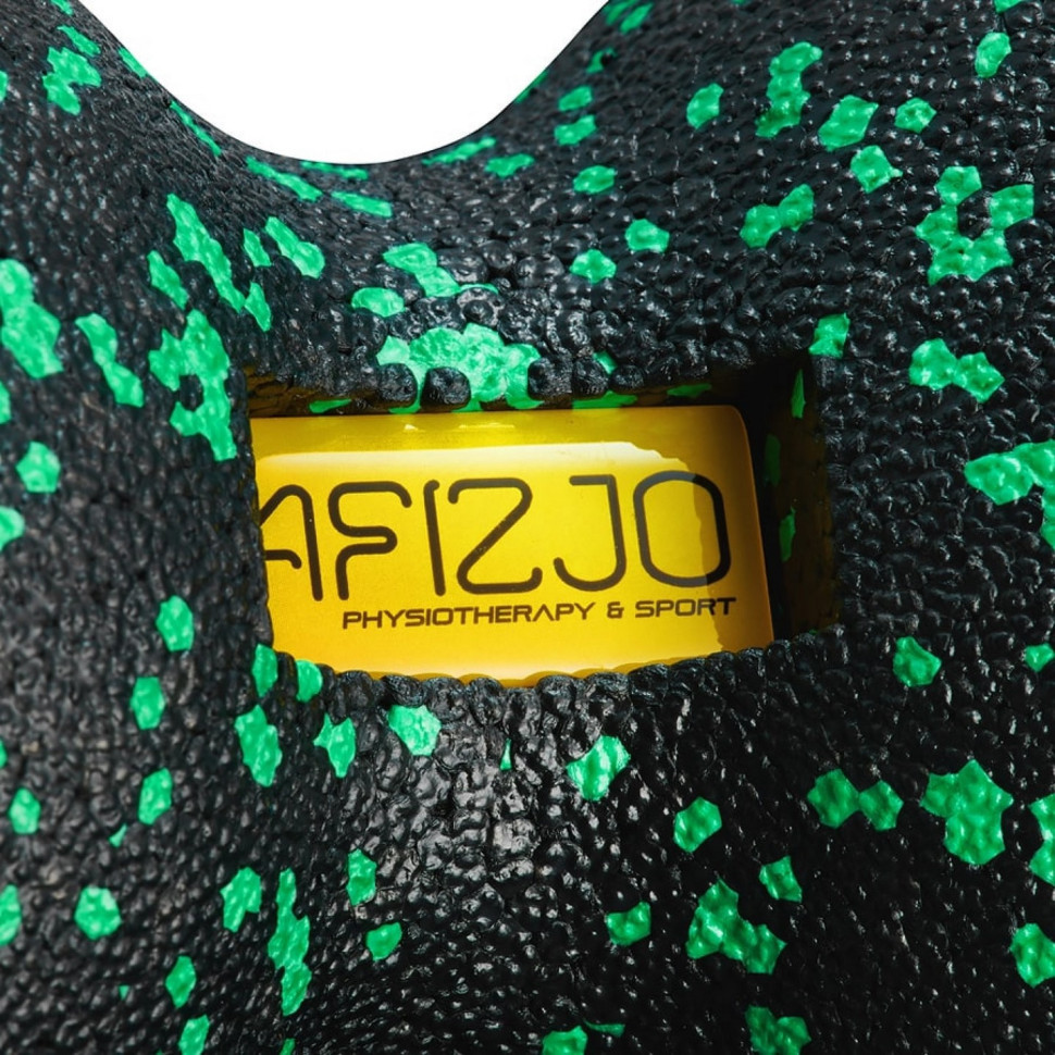 Масажний м'яч подвійний EPP DuoBall 12 4FIZJO 4FJ1325 Black/Green