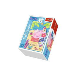 Дитячий пазл-міні "Відпочинок на пляжі" Peppa Pig Trefl 19626, 54 елементи