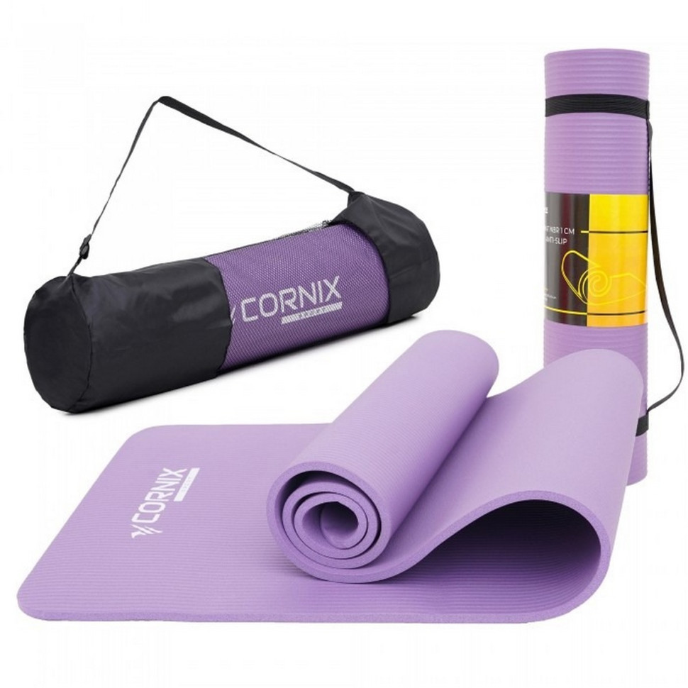 Коврик спортивный Cornix XR-0011 NBR 183 x 61 x 1 cм, Violet