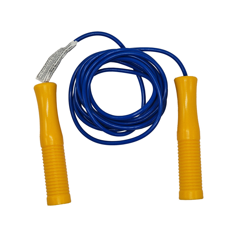 Дитяча Скакалка №2 Colorplast 0756(Blue) діаметр 4 мм, довжина 260 см, кольорова