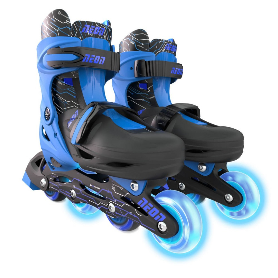 Детские ролики Inline Neon NT08B4 размер 34-37 синий