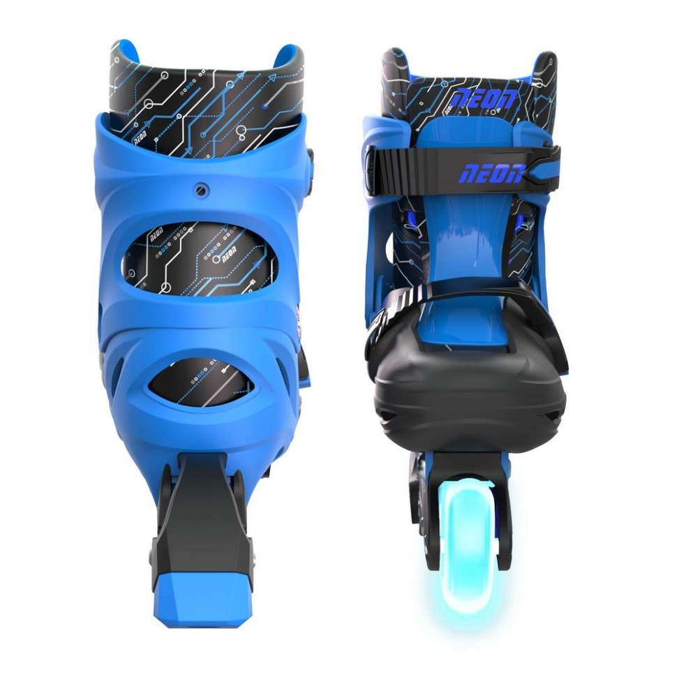Детские ролики Inline Neon NT08B4 размер 34-37 синий