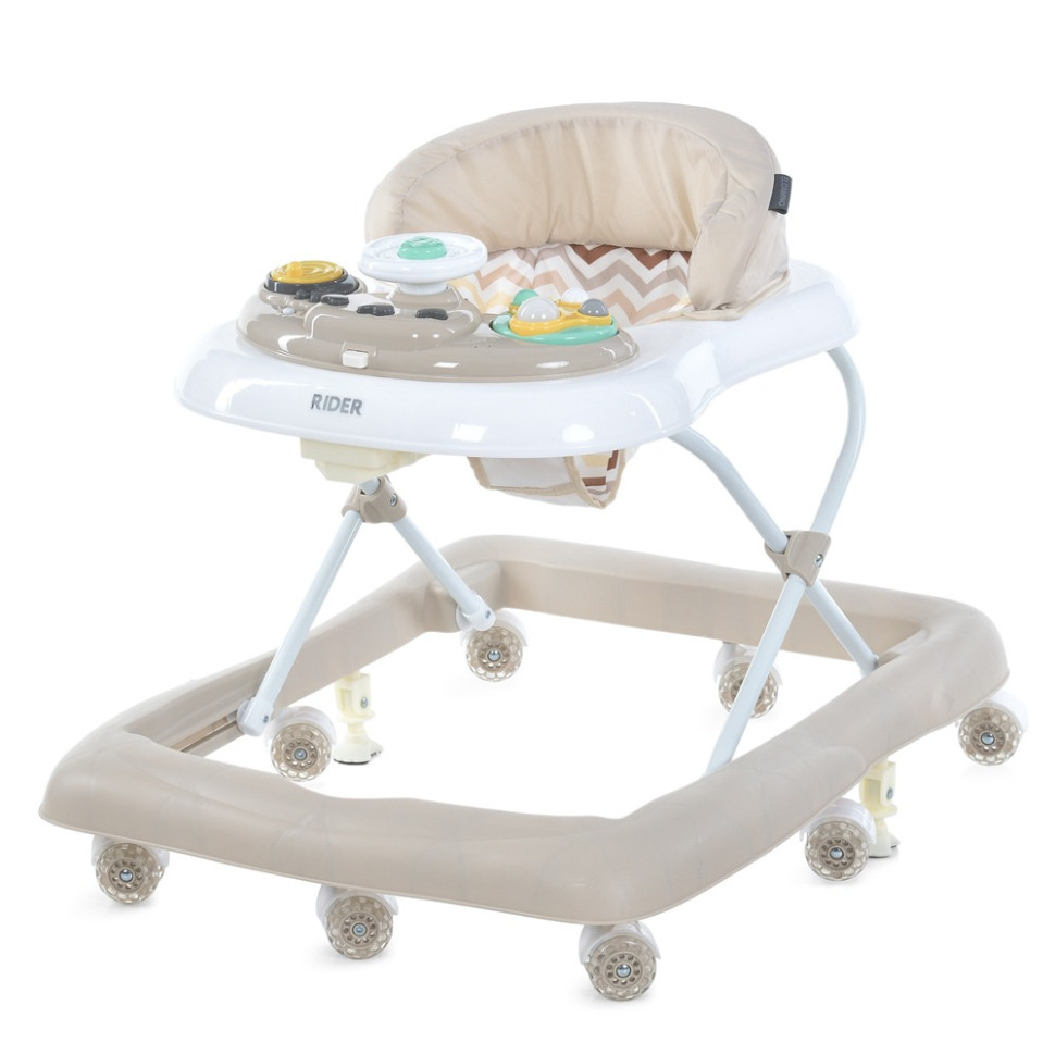 Ходунки детские RIDER El Camino ME 1185 Beige, световые и звуковые эффекты