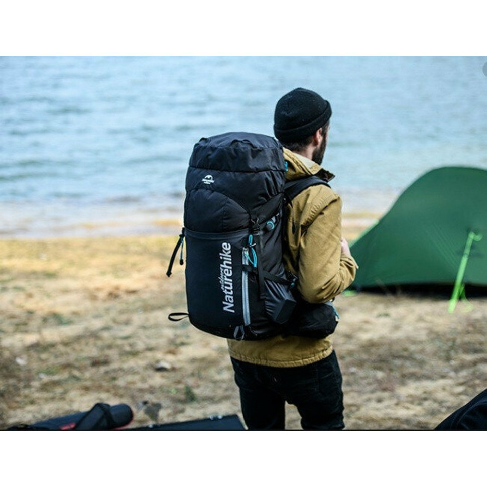 Рюкзак туристичний NH18Y045-Q Naturehike 6927595730669, 45 л, чорний