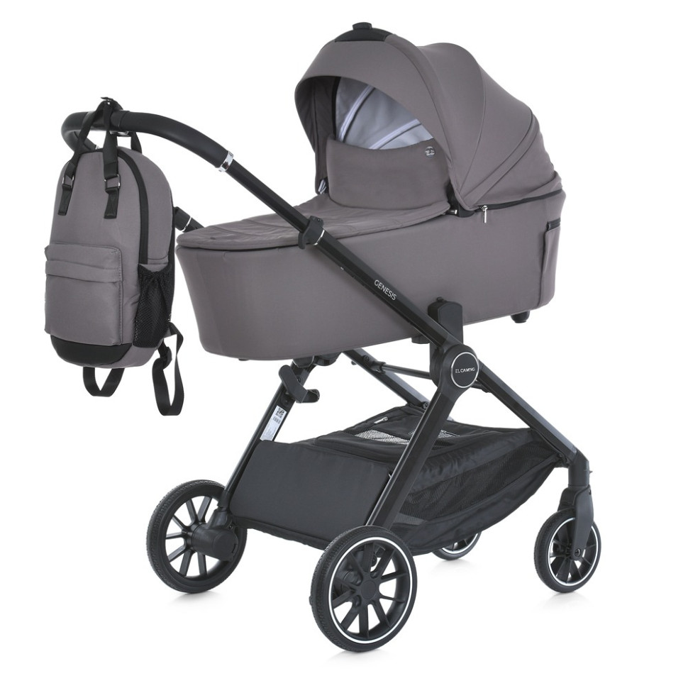 Коляска детская универсальная 2 в 1 GENESIS El Camino ME 1126 Taupe Gray