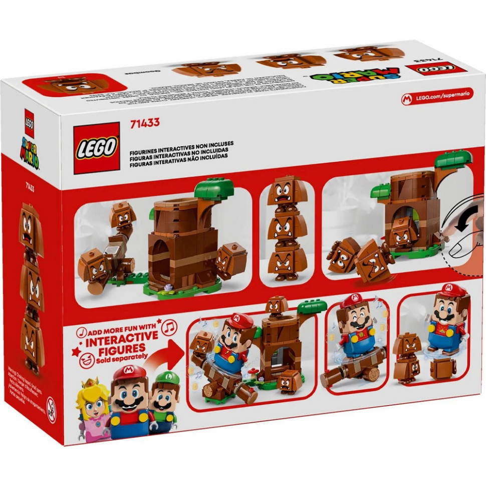 Конструктор Super Mario Ігровий майданчик для Goombas LEGO 71433, 173 деталі