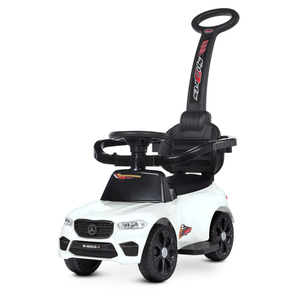 Дитячий електромобіль Bambi M 4855LR-1 білий 2 в 1