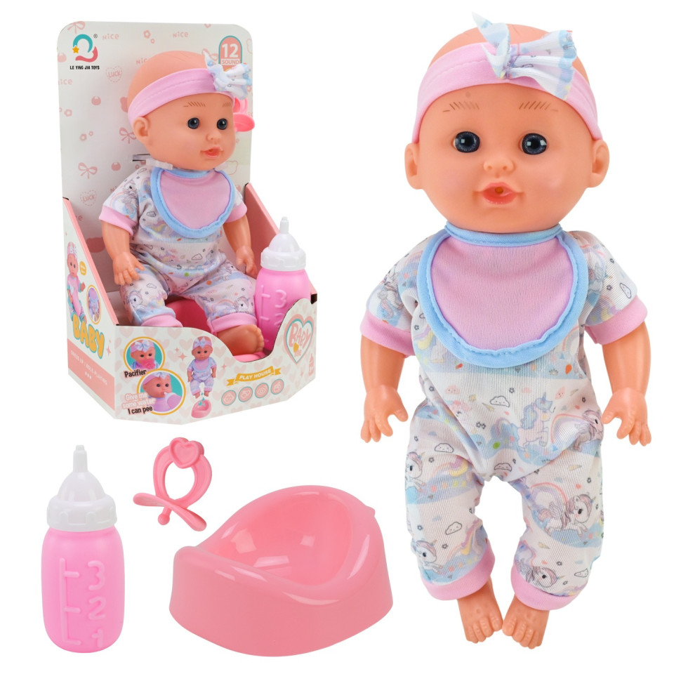 Дитячий ігровий пупс Bambi H06-6 п'є, пісяє, з аксесуарами