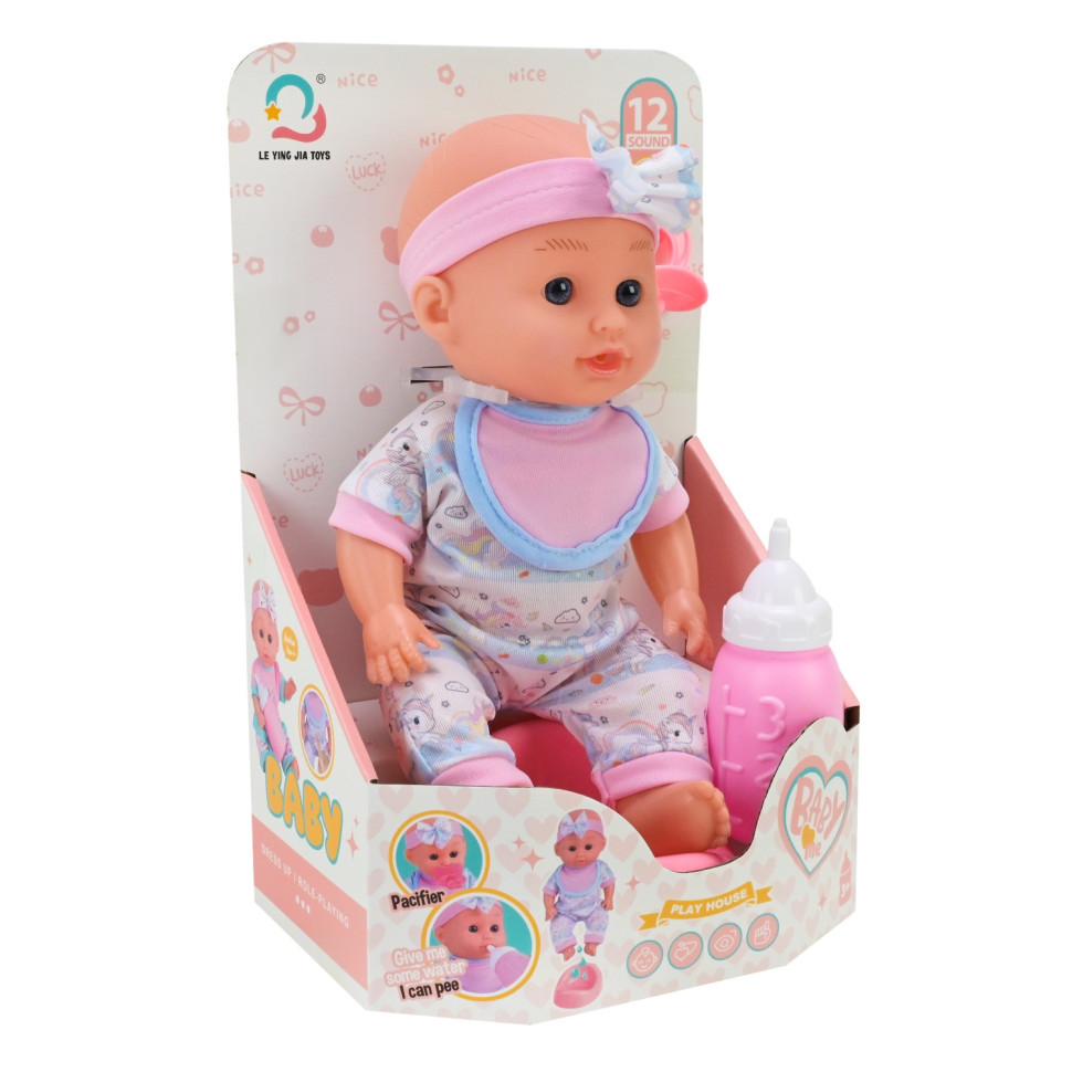 Дитячий ігровий пупс Bambi H06-6 п'є, пісяє, з аксесуарами