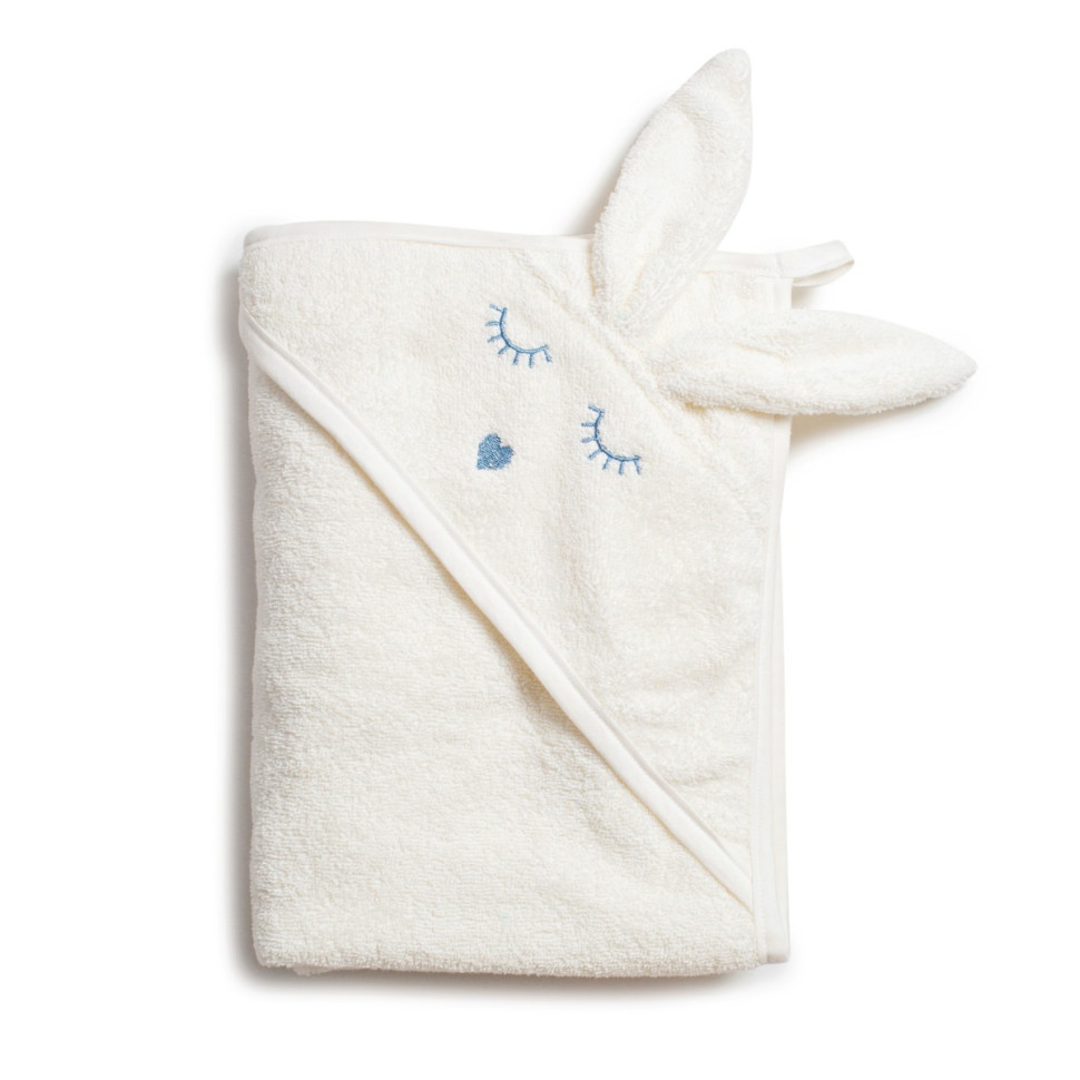 Детское полотенце Rabbit Twins 1500-TANК-202, 100 х 100 см, бежевый