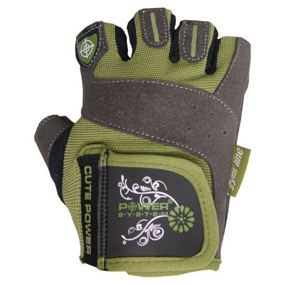 Перчатки для фитнеса Cute Power Power System PS-2560_S_Green, S 21 см