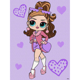 Картина за номерами "L.O.L. Surprise! Tweens Fancy Gurl" Ідейка KHO6284, 30х40 см