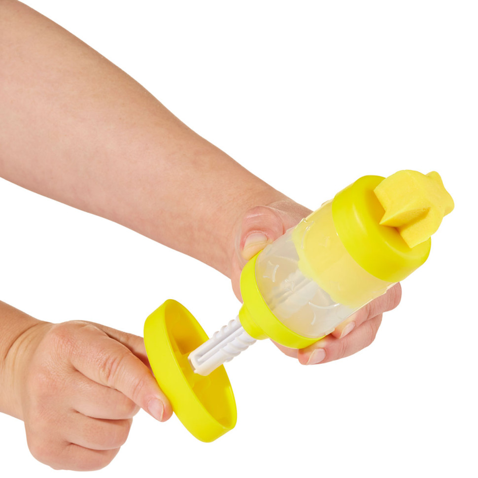 Незастигаюча маса для ліплення з пресом Wonder Factory 595106(Blue) 5х6х19 см