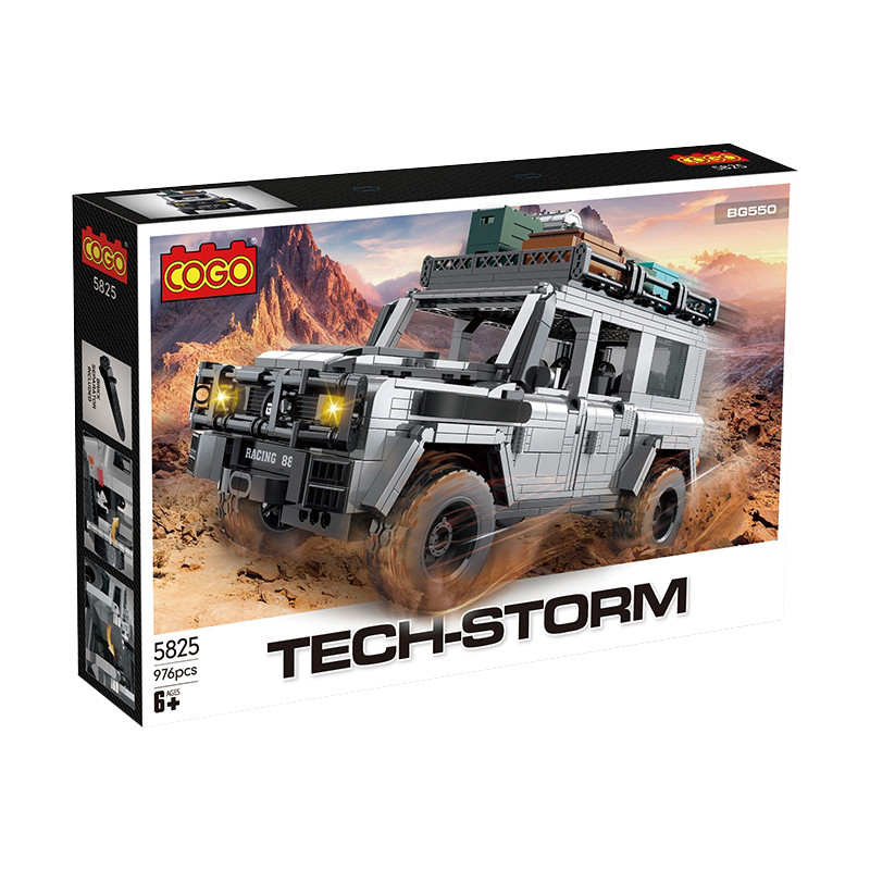 Конструктор «Автомобілі» TECH-STORM Джип-2 COGO 5825CG 976 елементів
