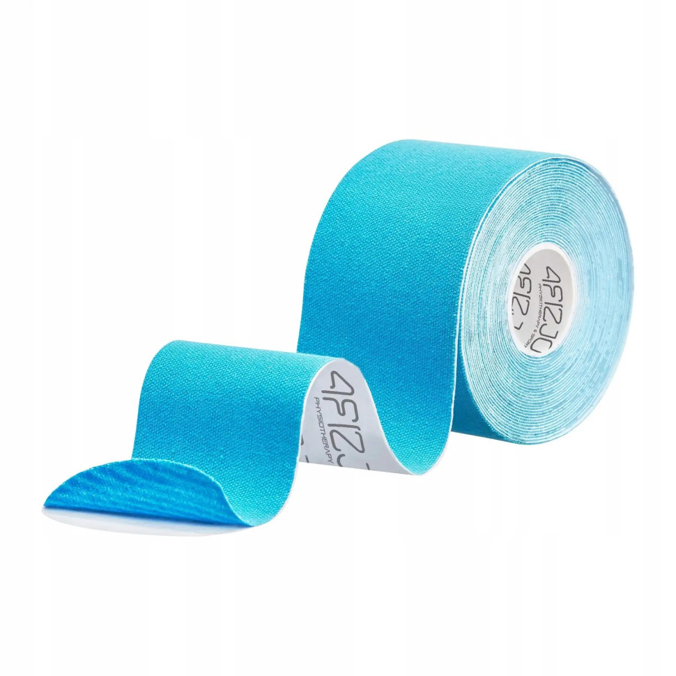 Стрічка кінезіологічна (кінезіо тейп) 4FIZJO 4FJ0538 Sky Blue 5 см 5 м