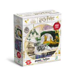 Пазл класичний "Harry Potter. Міністерство магії та Алея Ноктерн" DoDo Toys 200504, 450 елементів