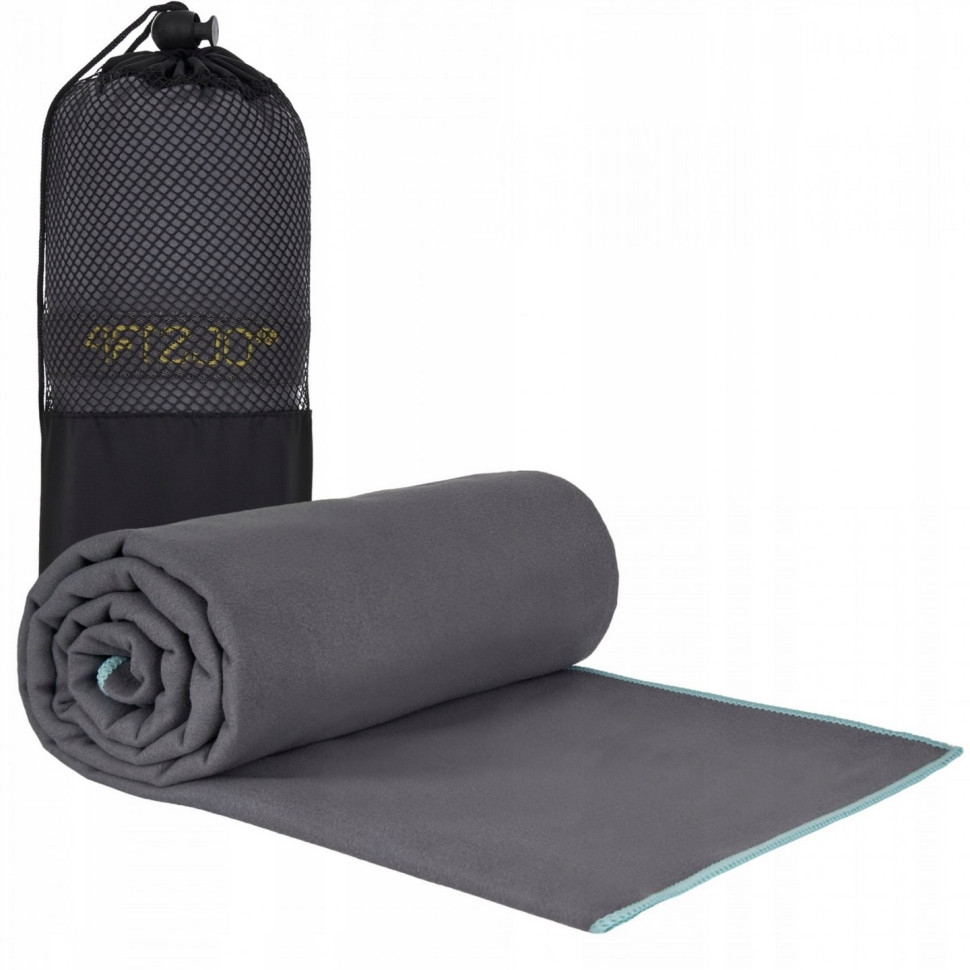 Полотенце спортивное 4FIZJO 4FJ0420, 180 x 100 см, Gray
