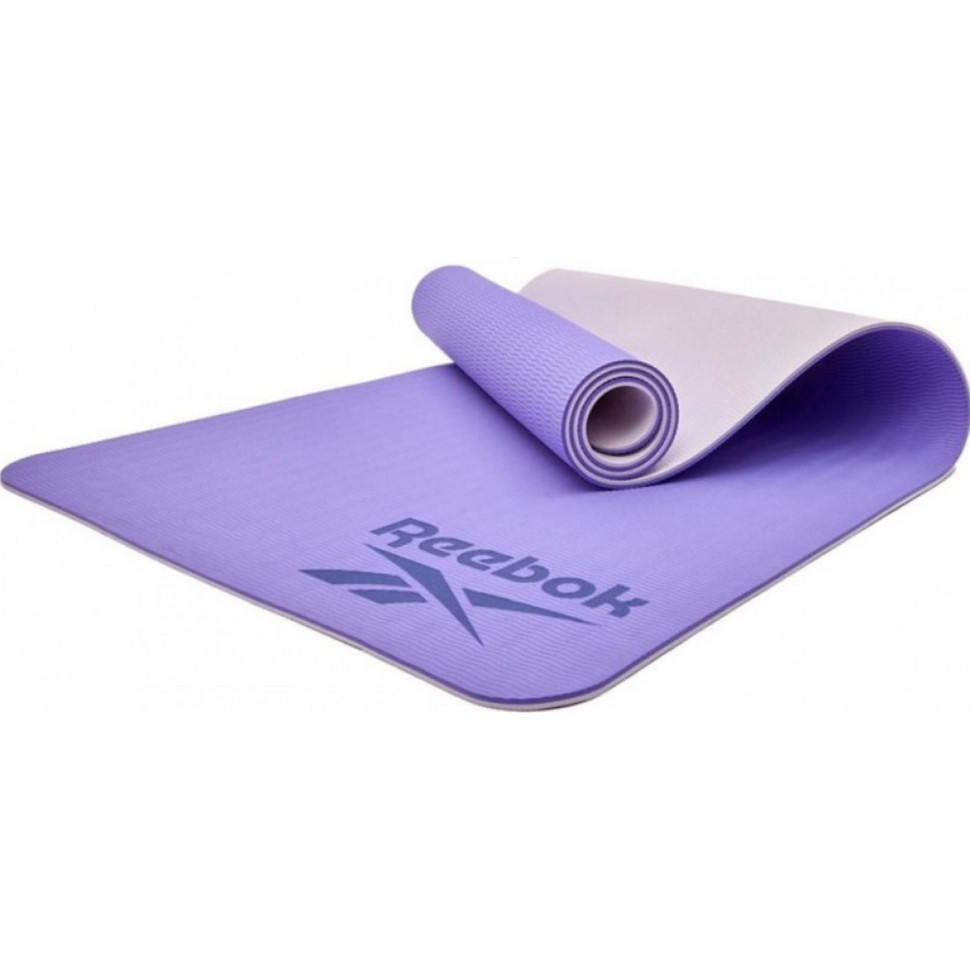 Двосторонній килимок для йоги Double Sided Yoga Mat Reebok RAYG-11042PL