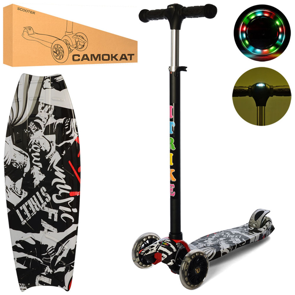 Самокат дитячий MAXI iTrike JR 3-055-L-WP8 триколісний