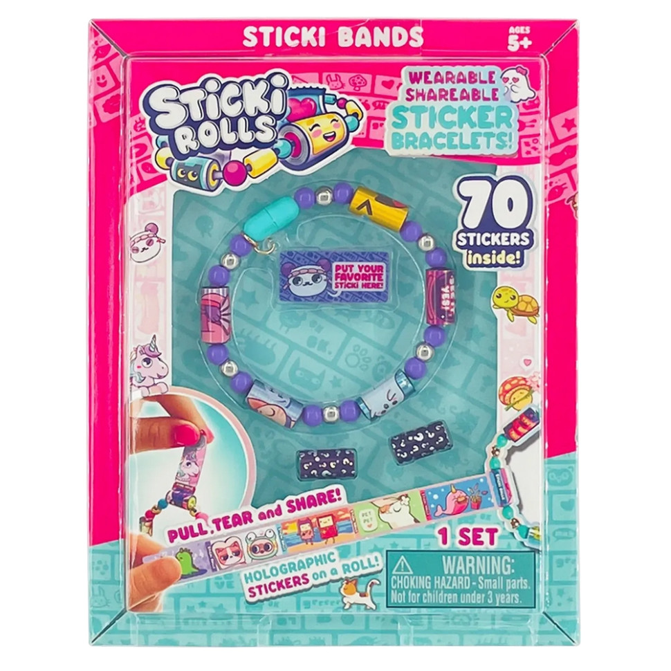 Детский коллекционный браслет Sticki Rolls SR100 в ассортименте
