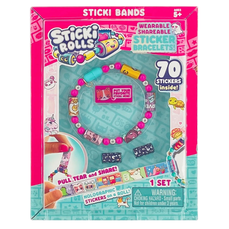 Детский коллекционный браслет Sticki Rolls SR100 в ассортименте