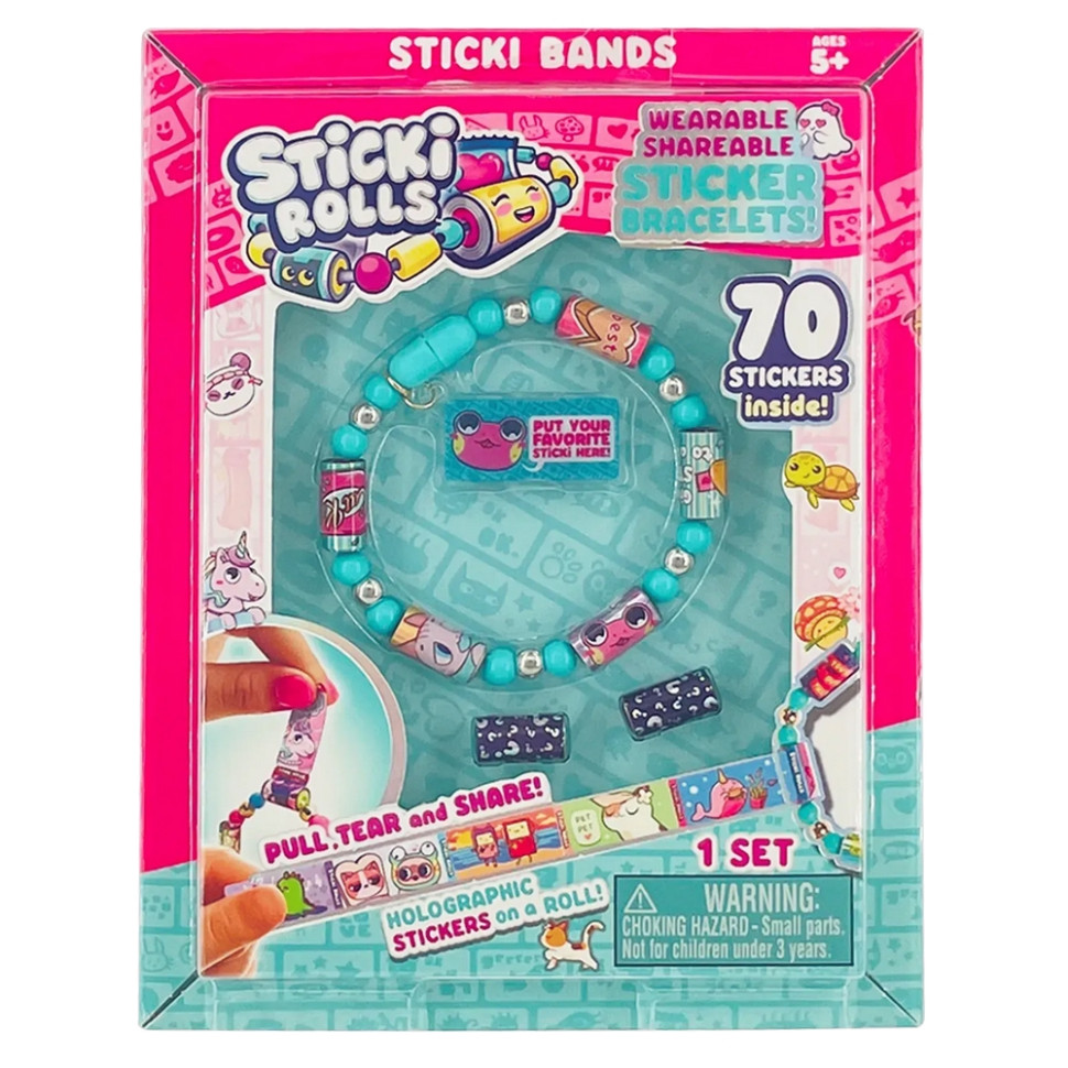 Детский коллекционный браслет Sticki Rolls SR100 в ассортименте