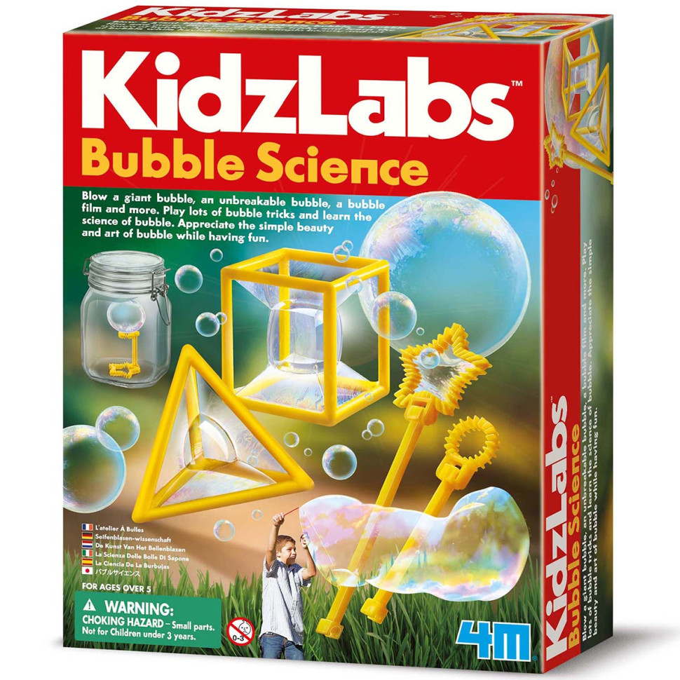 Набір для дослідів з мильними бульбашками 4M 00-03351 серія KidzLabs