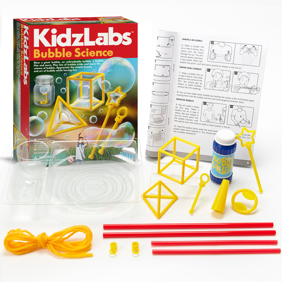 Набір для дослідів з мильними бульбашками 4M 00-03351 серія KidzLabs