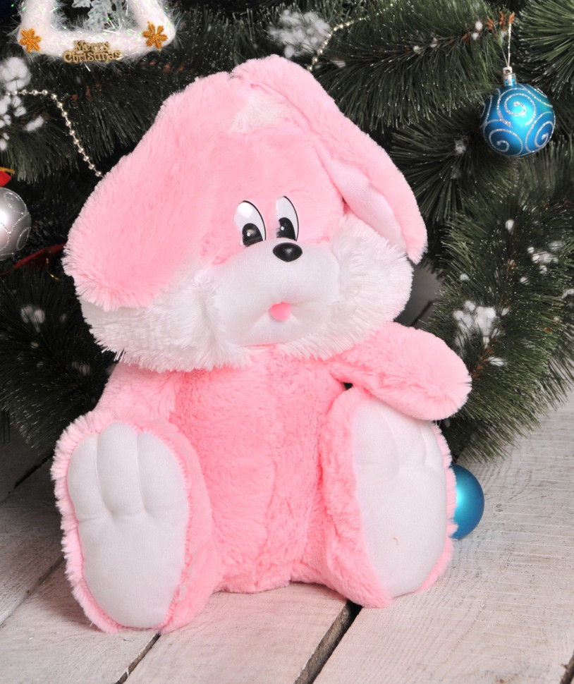 Мягкая игрушка Alina Toys зайчик сидячий Зая 55 см розовый 5784744ALN