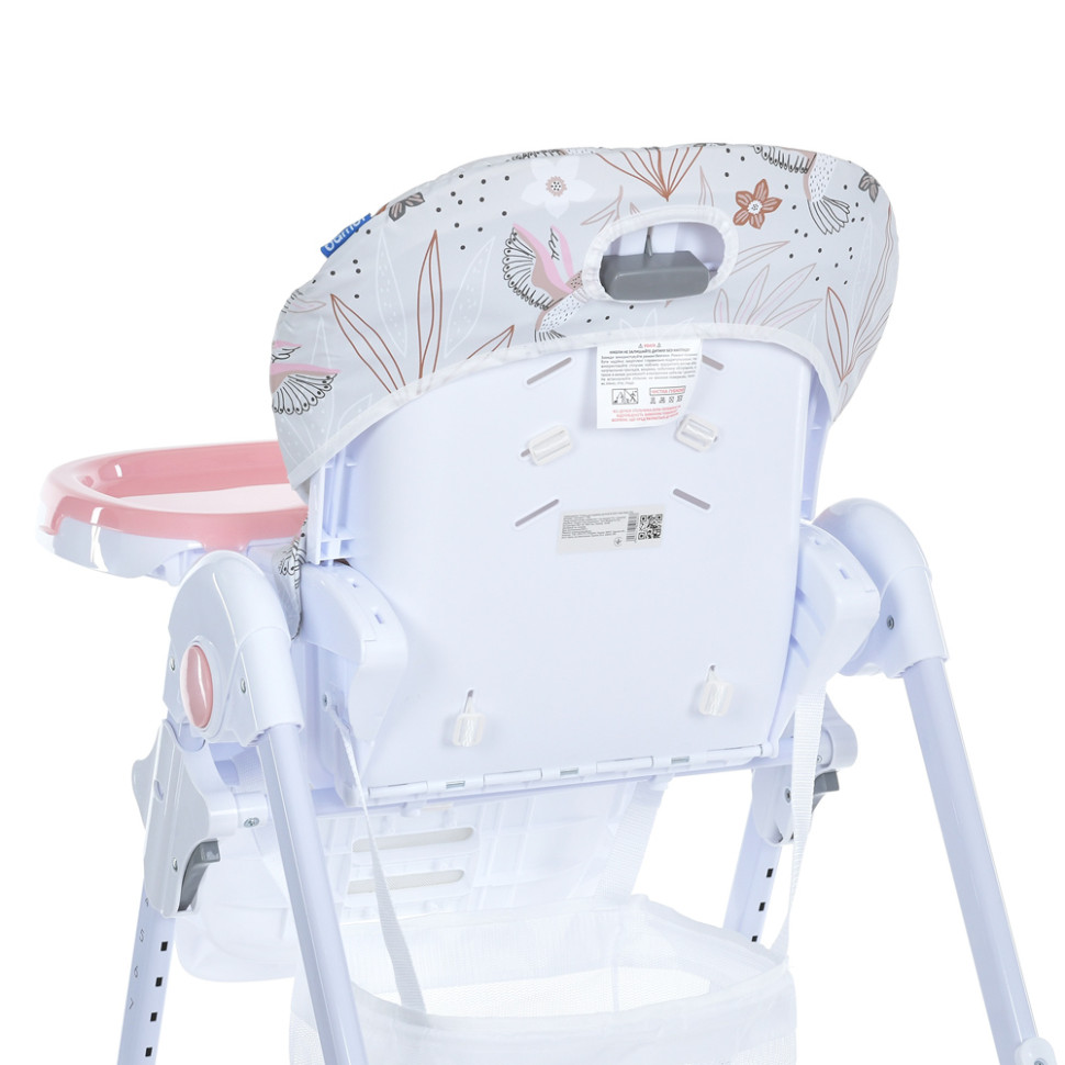 Стільчик для годування Bambi M 3233 Сolibri Blush Pink регулюється висота