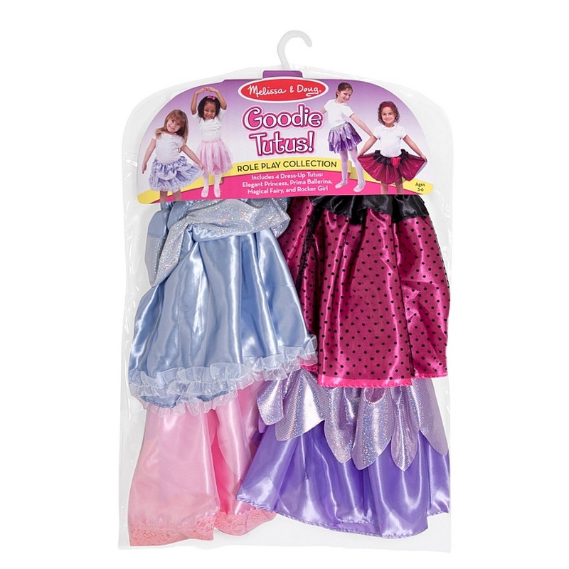 Детский набор нарядных юбок Melissa&Doug MD18546, 4 штуки, от 3-6 лет