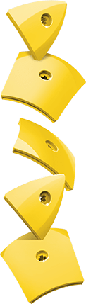 Geomag KOR Cover Yellow | Магнітний конструктор Геомаг Кор жовтий PF.800.575.00