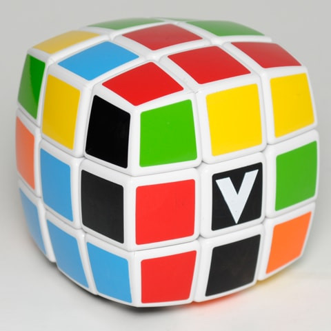 Головоломка Кубик Рубик V-Cube V3b-WH пластик, 3х3