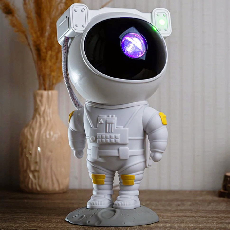 Детский ночник проектор звездного неба Астронавт Sky Star Astronaut Bambi Y1699
