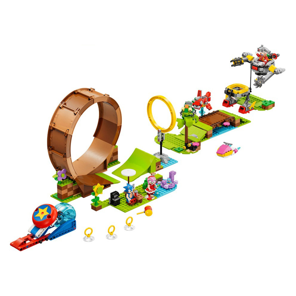 Конструктор LEGO Sonic the Hedgehog Соревнования петли Соника на зеленом холме 76994, 802 детали