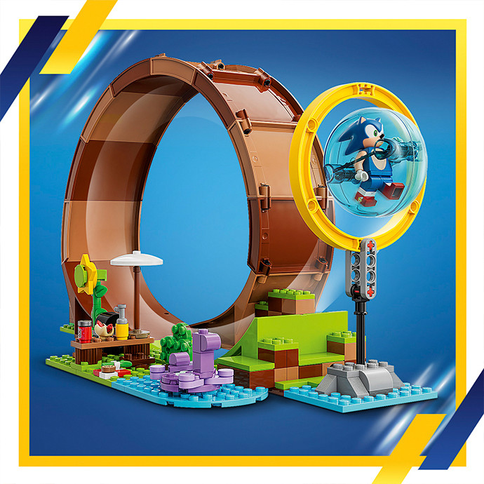 Конструктор LEGO Sonic the Hedgehog Соревнования петли Соника на зеленом холме 76994, 802 детали