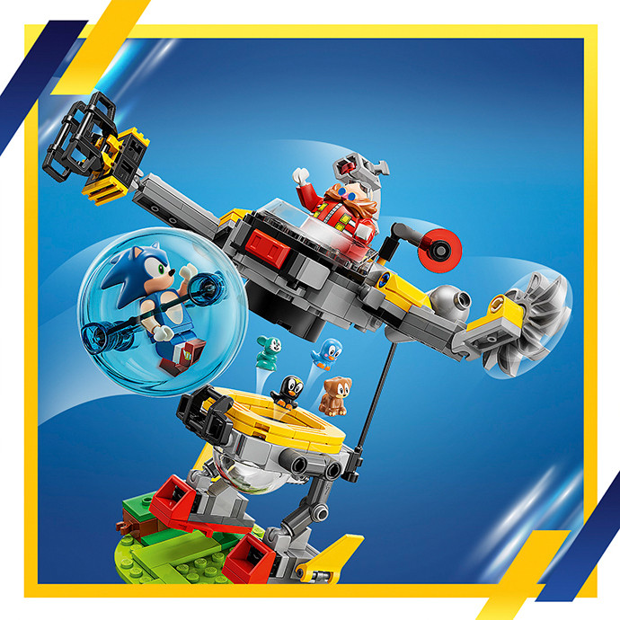Конструктор LEGO Sonic the Hedgehog Соревнования петли Соника на зеленом холме 76994, 802 детали