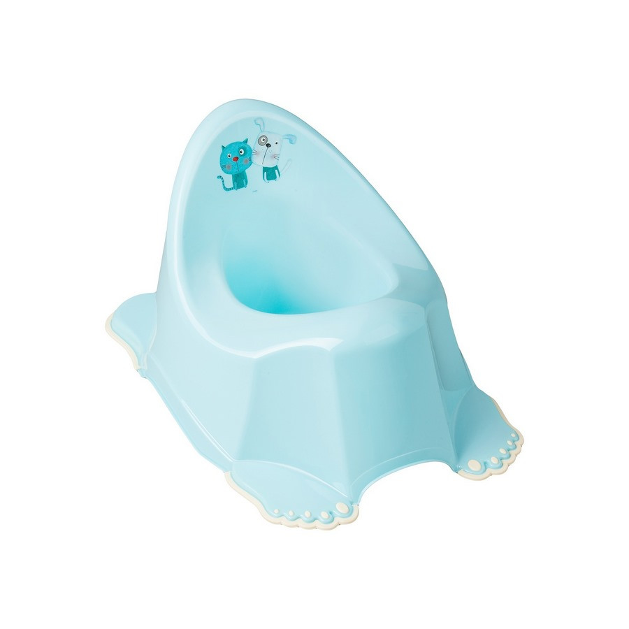 Горщик дитячий «Пес і Кіт» Tega Baby PO-062-101 з протиковзкою гумою 
