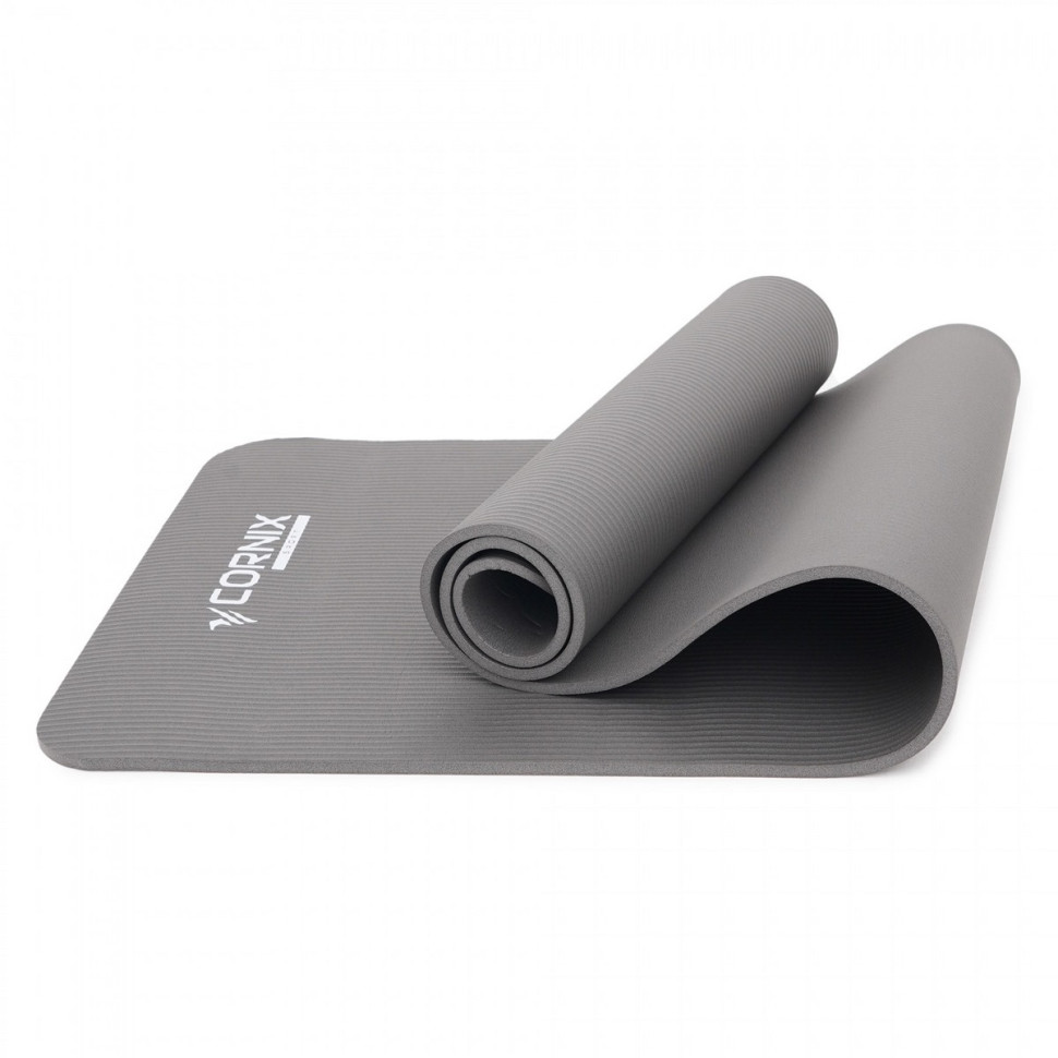 Коврик спортивный Cornix XR-0012 NBR 183 x 61 x 1 cм, Grey