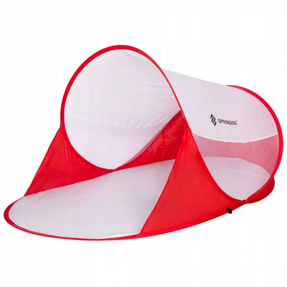 Пляжный тент Pop Up Springos PT012, 120 x 200 см, Red/White